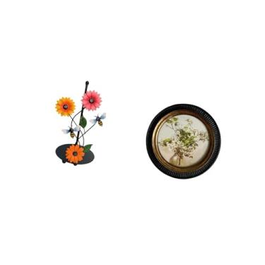 Imagem de Fenteer Conjunto Elegante de Porta-lenços de Papel em Resina com de E Porta-retratos Decorativo Antigo para Quarto E Decoração de Parede Retrô