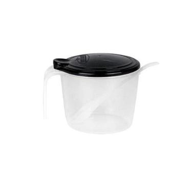 Imagem de Açucareiro Doçura Plástico Com Colher E Tampa -