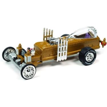 Imagem de Barris Drag-U-La The Munsters Trivia Pursuit with Poker Chip Collector's Token and Game Card Pop Culture 2022 Release 3 1/64 Diecast Model Car by Johnny Lightning JLPC008-JLSP269