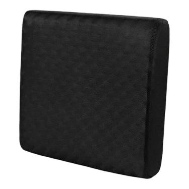 Imagem de MFMEXUL Almofada de Espuma Viscoelástica para Cadeira, com Zíper, para Poltronas Reclináveis, Capa Lavável E Removível para Cadeiras de Escritório E Uso Pesso, Preto