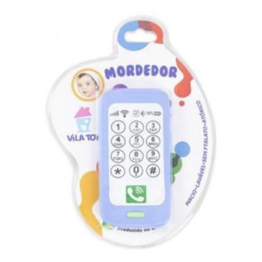 Imagem de mordedor celular smartphone Azul - Vila Toy