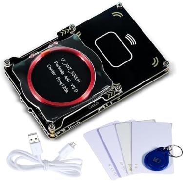 Imagem de Leitor de cartão RFID Proxmark3, Proxmark3 Easy V5.0 Memory IC ID M1 Card Copier Cloner, decodificador de cartão RFID 512M com antena integrada, frequência LF HF 125 Khz 13,56 MHz