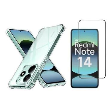 Imagem de Capa Case e Película para Xiaomi Redmi Note 14 4G Note 14 5G Note 14 P