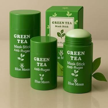 Imagem de Máscara Facial Stick Green Mask Chá Verde 40g Removedora de Cravos Original, Antissinais, Antirrugas, Controle de Oleosidade e Redução de Poros