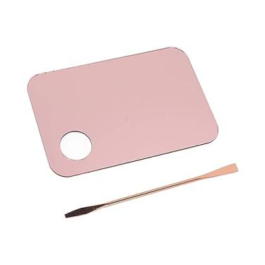 Imagem de Zhjvihx Bandeja de Mistura de Base, Paleta de Arte de Unhas de Ouro Rosa