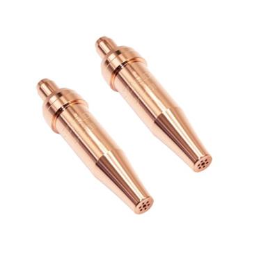 Imagem de Pontas de corte de acetileno ZWELD 3-1-101, bocal de corte adequado para tocha de corte tipo Victor (pacote com 2), pontas de corte de gás acetileno de soldagem