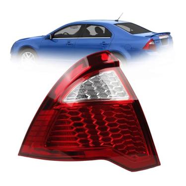 Imagem de Wahparts Farol traseiro tipo halogênio lado esquerdo do motorista compatível com 2010 2011 2012 Ford Fusion lâmpada traseira traseira substituição 9E5Z13405A FO2818147