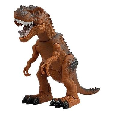 Imagem de Dinossauro Tiranossauro Rex com Luz e Som Marrom Zoop Toys