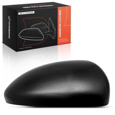 Imagem de A-Premium Tampa do espelho retrovisor do lado do passageiro - compatível com Chevrolet Cruze 2011-2016, Cruze Limited 2016 - preto texturizado, sem furo de seta