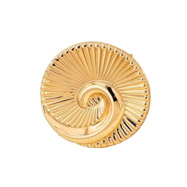 Imagem de Broche geométrico espiral para mulheres homens vintage metal redemoinho redondo moderno abstrato corpete lapela broche para dança banquete vestido terno camisa roupas acessório minimalista coquetel