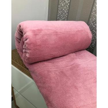 Imagem de Manta Super King Microfibra 280x250cm Cobertor Grosso Felpudo Casal – Conforto e Sofisticação (Rosa)