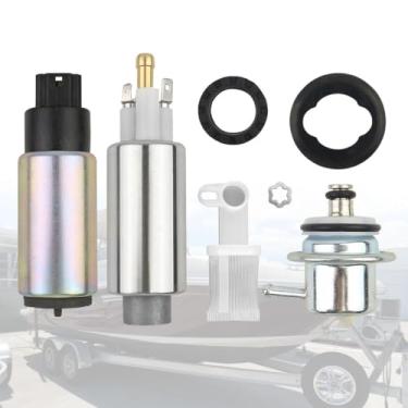 Imagem de Bomba de combustível dupla de alta e baixa pressão compatível com motores Mercury Mercruiser 305 350 377 496 5.0L 5.7L 6.2L 8.1L 1984-2020 Substituição 866170A01 866169T01