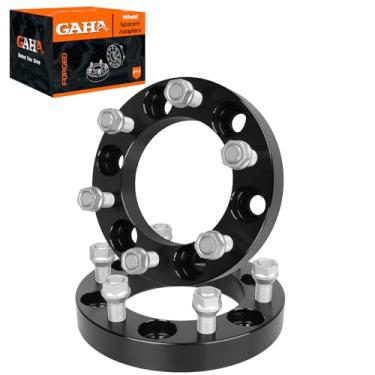 Imagem de GAHA 2 peças 6 x 5,5 espaçadores de roda M14 x 1,5 pinos compatíveis com Chevrolet CK2500 K1500 Suburban Tahoe Silverado Avalanche Express Cadillac Escalade Ram GMC Yukon Sierra XL 108 mm 6x139,7