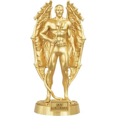 Imagem de Estátua Exu Morcego Imagem Umbanda Candomblé (Cor Ouro)