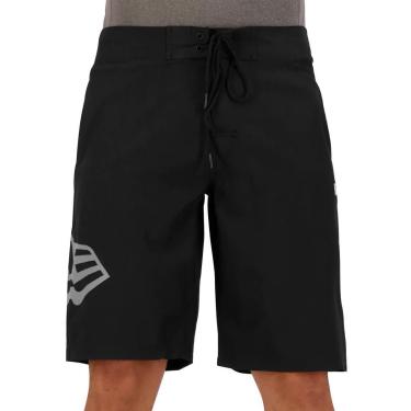 Imagem de Bermuda New Era Masculina Board Shorts Icon Preta-Masculino