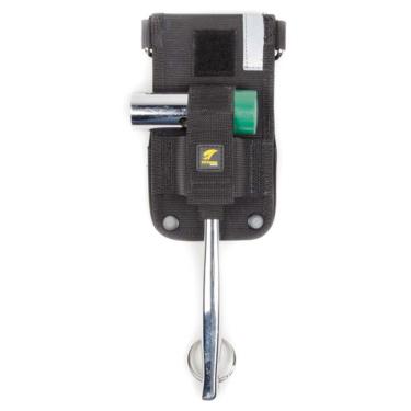 Imagem de 3M Coldre de Chave de Andaime com Retrator - Cinto, Preto, Nylon ou Poliéster, com Anéis em D para Ferramentas Mais Pesadas e Alça de Segurança de Puxar para Baixo - HOL-SCAFFWRET