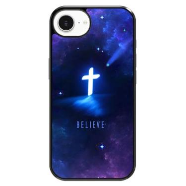 Imagem de VUTTOO Capa para iPhone 16e - Capa de telefone com padrão cristão religioso - Capa de telefone com proteção de absorção de choque TPU