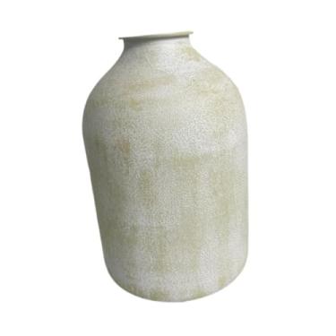 Imagem de Ｂｅｓｇａ Vaso de cerâmica para flores, centro de mesa, suporte para flores simples, vaso rústico de fazenda para armário de TV, mesa de centro, decoração para, a