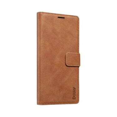 Imagem de Capa Magnética De Couro Com Slot Para Cartão Para Samsung Galaxy S25 U