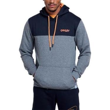 Imagem de Moletom Oakley Canguru FP Block WT23 Masculino-Masculino