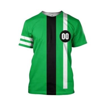Imagem de Camiseta Unissex 3D Omnitrix Ben10 Cosplay Manga Curta Harajuku Y2k De