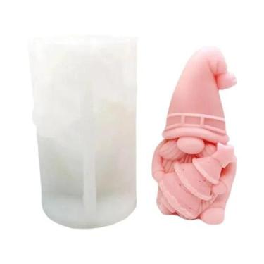 Imagem de Molde De Silicone Para Árvore De Natal Com Floco De Neve Abraçando Gno