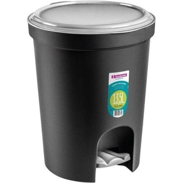 Imagem de Lixeira com Pedal 13,5L Sanremo
