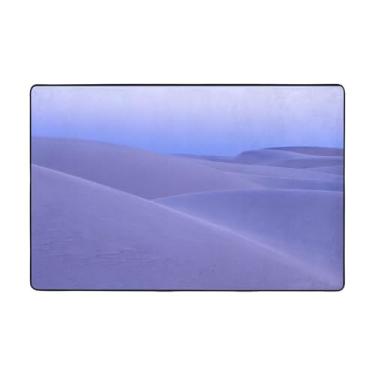 Imagem de ZERAOKE Tapetes de área do deserto para sala de estar 1,2 x 1,5 m, tapete macio e moderno, tapetes antiderrapantes para decoração de casa, tapete lavável para quarto, jantar, dormitório, quarto de