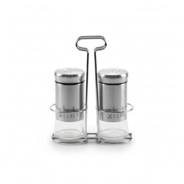 Imagem de Kit Saleiro e Pimenteiro Galheteiro Com Suporte Organizador Para Mesa