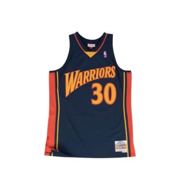Imagem de Regata Mitchell & Ness Swingman Jersey Golden State Warriors Road 2009-10 Stephen Curry Masculino-Masculino
