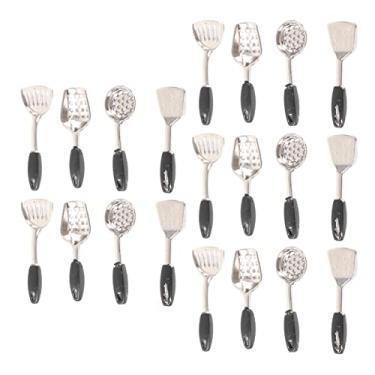 Imagem de Generic Utensílio de Cozinha para Casa de Bonecas Em Miniatura, Conjunto de Decoração Realista para Exibição de Cena de Cozinha de Boneca, Material de Liga para Entusiastas de Artesanato