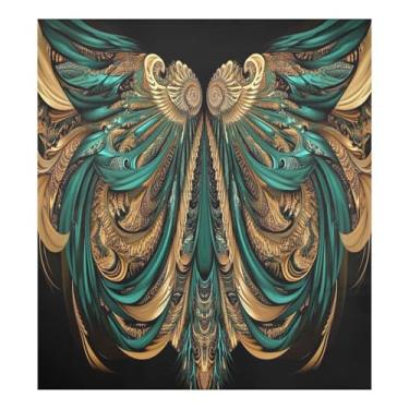Imagem de Feather Wings Capas para lava-louças Magnético Impermeável Ímã Adesivos de Geladeira Envoltório de Geladeira 58 x 66 cm