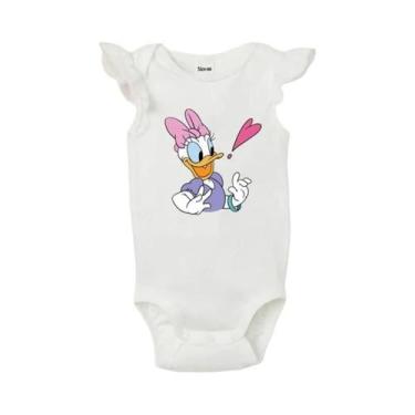 Imagem de Macacão De Verão Estampado Da Minnie Mouse Para Bebês Meninos E Menina