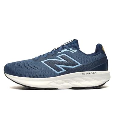 Imagem de New Balance Fresh Foam 520 V9 Tênis de corrida masculino, Vintage Indigo/Nb Navy/Electric Sky, 9.5 Wide