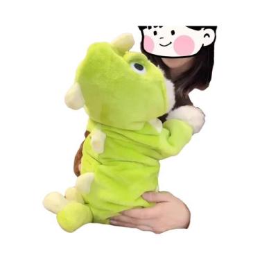 Imagem de Roupas De Flanela Para Animais De Estimação Em Forma De Dinossauro Peq