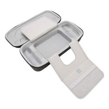 Imagem de Acouto Hard Travel Carrying Steam Deck Console Portátil Carry Hard Built in Storage Card Slot Stand Bolsa de Viagem Protetora Com Alça Steam Deck Protective Travel Video Games / (Cinza Escuro)