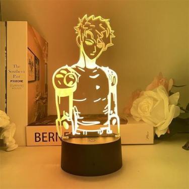 Imagem de Luz noturna LED 3D Genos One Punch Man Color Changing - yiweisai