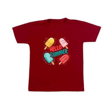 Imagem de Blusa Infantil Feminina Picolé Estampa Summer Verão Moda - CAMARIM MIN