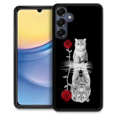 Imagem de ZHEGAILIAN Capa compatível com Samsung Galaxy A16, capa traseira rígida de policarbonato com design padrão antiderrapante com absorção de choque, capa protetora de TPU macio para Samsung Galaxy A16