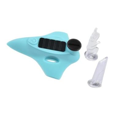 Imagem de Colaxi Luzes para capacete, farol ajustável para ciclismo ao ar livre, para uso noturno, recarregável, luz de advertência e sinalização para emergências e, Azul