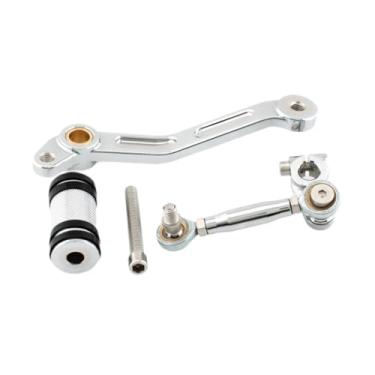 Imagem de Dynwave Pedal de embreagem, câmbio e freio para motocicleta 1200 VMX1200 (substituição), Prata