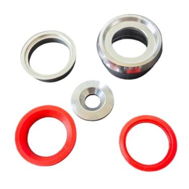 Imagem de oshhni Tampa de extremidade para barra de equipamento de ginástica, compatível com guidões de tubo de 35 mm, acessórios para academia, ideal para musculação, Anel Vermelho