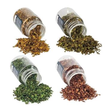 Imagem de KiBcsLic Folhas em miniatura de bordo no outono, 4 cores, simulação realista para paisagens, maquetes, ferromodelismo e vilas, Frasco de 56ml