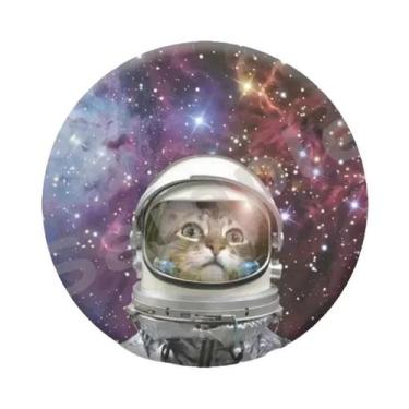 Imagem de Broche De Esmalte Gato Alienígena Arco-Íris 32-75mm, Joia De Desenho A