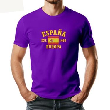 Imagem de Camiseta Masculina ESPANHA Exclusiva Algodão Premium-Masculino