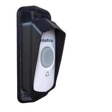 Imagem de Protetor AntiVandalismo Roubo Chuva sol Compatível Campainha Intelbras