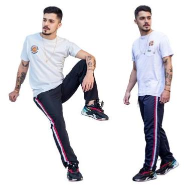 Imagem de Kit 2 Calças Adulto Tactel 1 Bolso Agasalho Inverno 073 - J94 Confecçõ