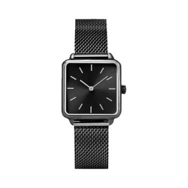 Imagem de Relógio De Pulso Feminino De Luxo Com Quartzo, Relógio Analógico Quadr