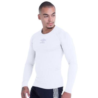 Imagem de Camisa Térmica Umbro Clubes 2025 Profissional Masculina - Branco P-Masculino