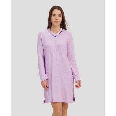 Imagem de Camisola Canelada Decote V - Lohe, Malva, XG